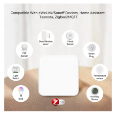 eWeLink Smart Home ZigBee 3.0 Wired Gateway Hub Ethernet Bridge, TASMOTA MQTT