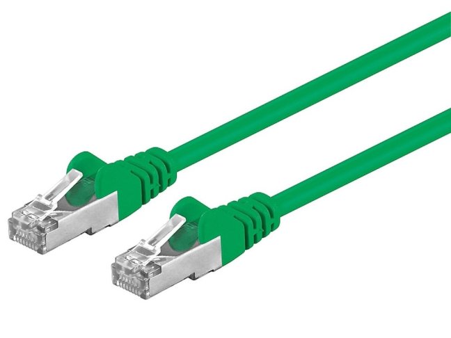 Premiumcord Patch kabel CAT6a S-FTP, RJ45-RJ45, AWG 26/7 3m zelený
