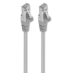 Premiumcord Patch kabel CAT6a S-FTP, RJ45-RJ45, AWG 26/7 5m šedá