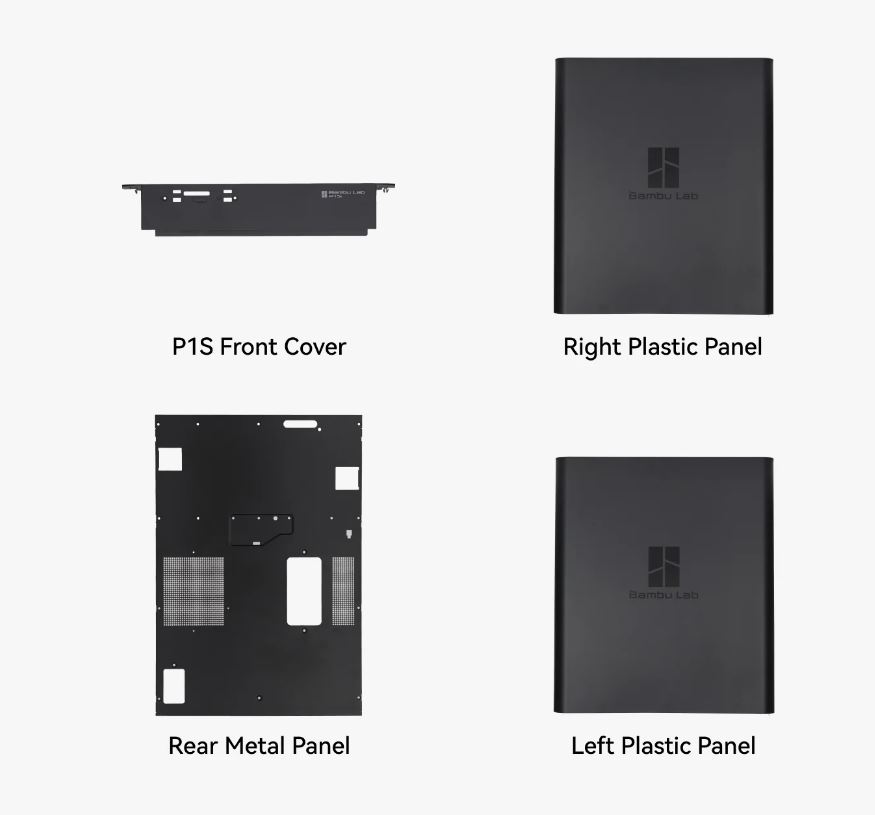 Bambu Lab - P1P To P1S Upgrade Kit - P1P Enclosure Kit :: MICROWARE (tm ...