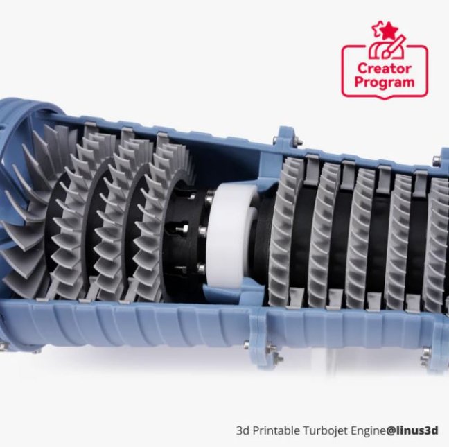 Bambu Lab - 3d Printable Turbojet Engine