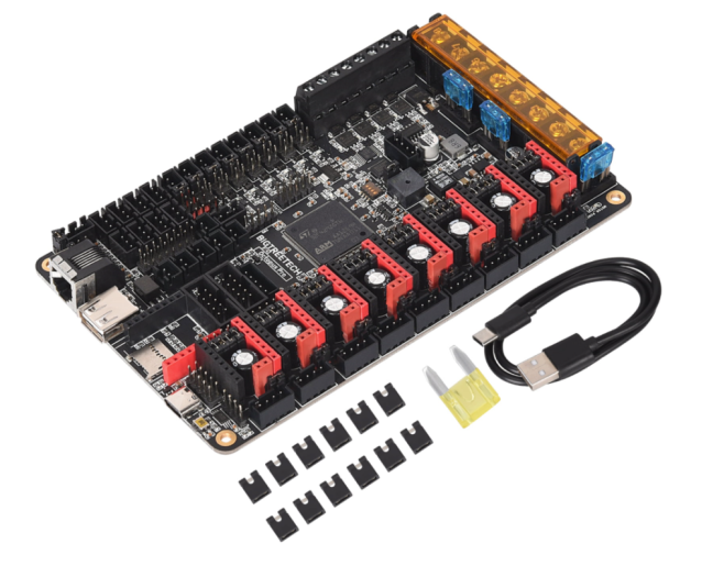 BIGTREETECH Octopus Pro F446l mainboard with opt. adjustable voltage up to max.60V