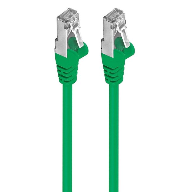 Premiumcord Patch kabel CAT6a S-FTP, RJ45-RJ45, AWG 26/7 5m zelený