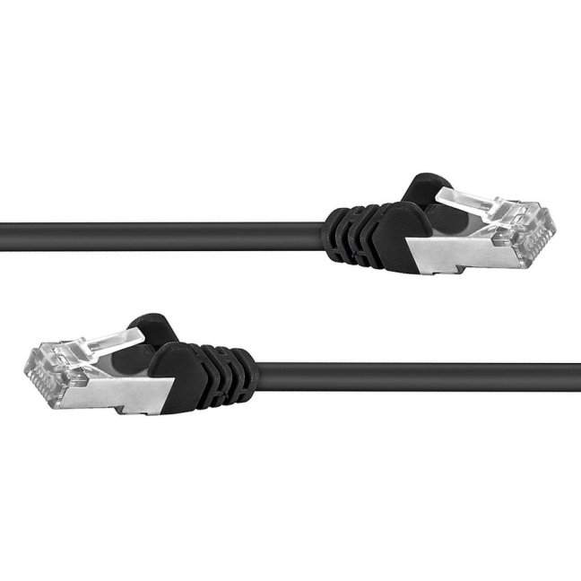 Premiumcord Patch kabel CAT6a S-FTP, RJ45-RJ45, AWG 26/7 1,5m černá