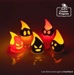 Bambu Lab - Cute Flame Devil Lights