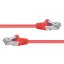 Premiumcord Patch kabel CAT6a S-FTP, RJ45-RJ45, AWG 26/7 1m červená