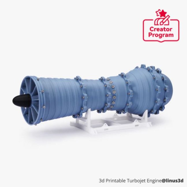 Bambu Lab - 3d Printable Turbojet Engine