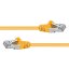 Premiumcord Patch kabel CAT6a S-FTP, RJ45-RJ45, AWG 26/7 3m žlutá
