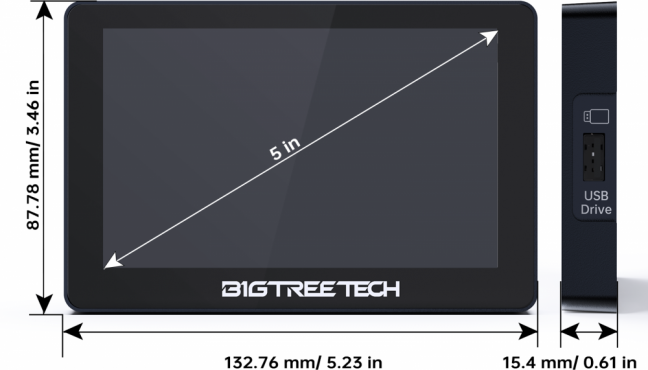 BIGTREETECH - Panda Touch V1.0 (Capacitive 5" touch screen)
