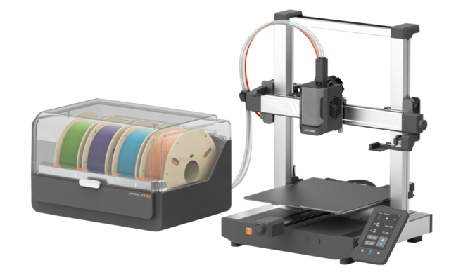 Anycubic Kobra 3 ComboSet of 3D printer, multimaterial system & filaments for multicolor