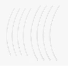 Bambu PTFE Tube (8pcs) - For AMS inside