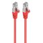 Premiumcord Patch kabel CAT6a S-FTP, RJ45-RJ45, AWG 26/7 0,5m červená