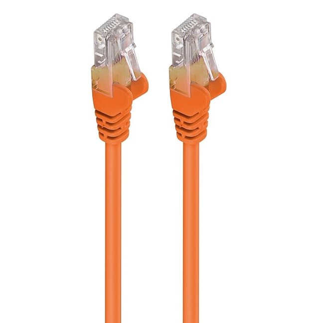 PremiumCord Patch kabel UTP RJ45-RJ45 level 5e 5m oranžová