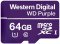 WD micro SDHC card 64GB Purple WDD064G1P0C