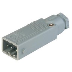 HIRSCHMANN konektor hranatý zásuvka STAS-3N