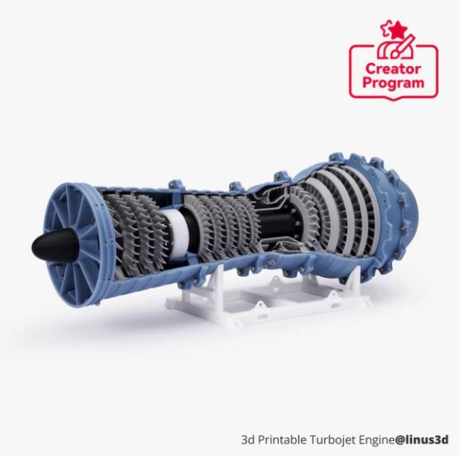 Bambu Lab - 3d Printable Turbojet Engine