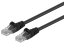 PremiumCord Patch kabel UTP RJ45-RJ45 level 5e 10m černá