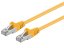 Premiumcord Patch kabel CAT6a S-FTP, RJ45-RJ45, AWG 26/7 5m žlutá