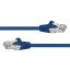 Premiumcord Patch kabel CAT6a S-FTP, RJ45-RJ45, AWG 26/7 0,5m modrá