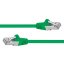 Premiumcord Patch kabel CAT6a S-FTP, RJ45-RJ45, AWG 26/7 5m zelený