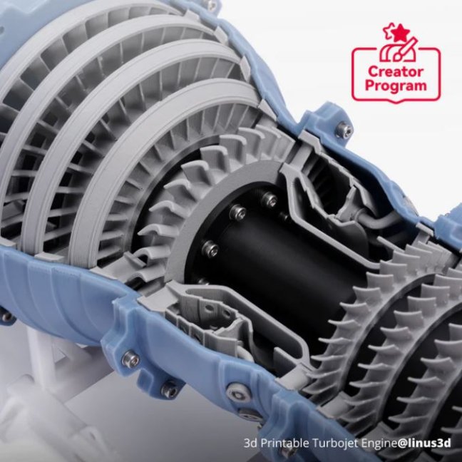 Bambu Lab - 3d Printable Turbojet Engine