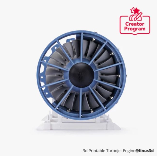 Bambu Lab - 3d Printable Turbojet Engine