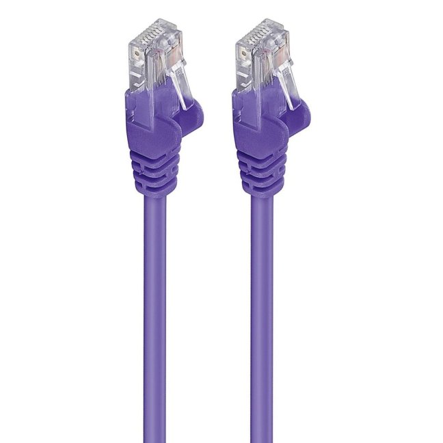 PremiumCord Patch kabel UTP RJ45-RJ45 CAT6 10m fialová