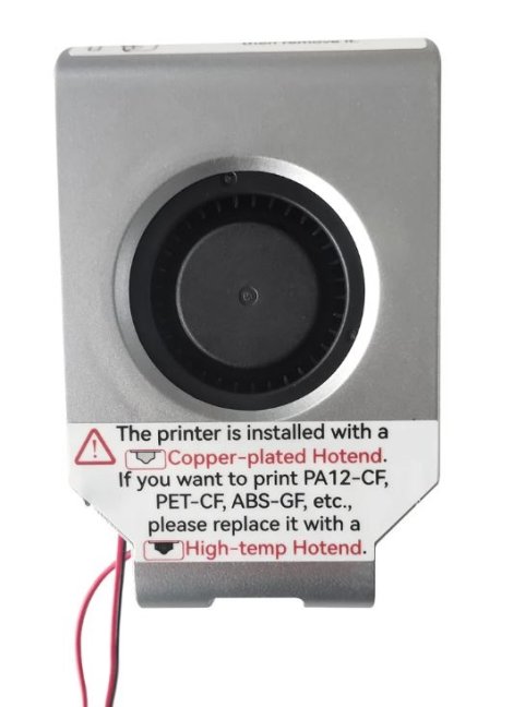 QIDI - X-Max3 Printhead Cover (Includes small fan) - back