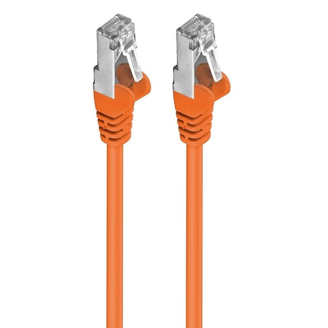 Premiumcord Patch kabel CAT6a S-FTP, RJ45-RJ45, AWG 26/7 1m oranžová