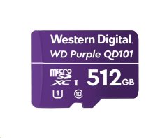 WD micro SDHC card 512GB Purple WDD512G1P0C