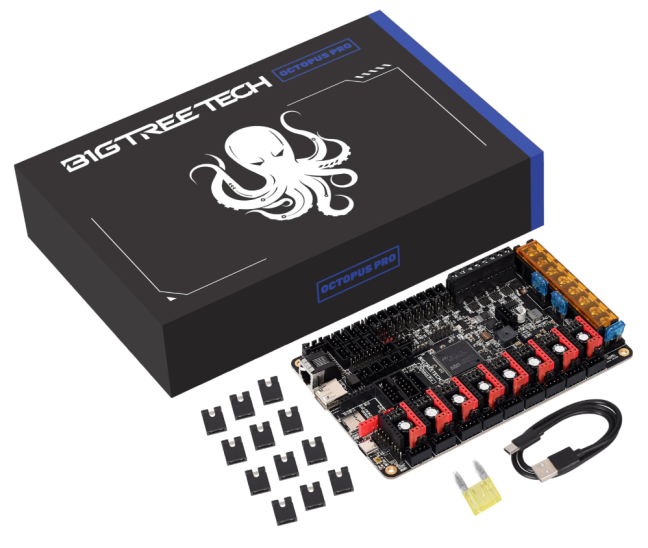 BIGTREETECH Octopus Pro F446l mainboard with opt. adjustable voltage up to max.60V