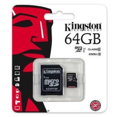 64GB microSDXC UHS-I memory card + adapter