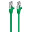 Premiumcord Patch kabel CAT6a S-FTP, RJ45-RJ45, AWG 26/7 0,25m zelený