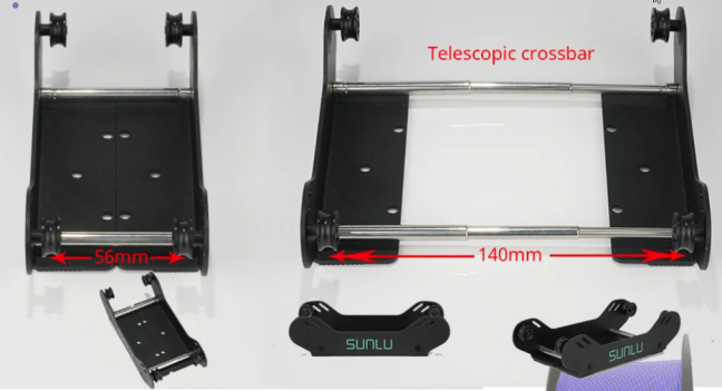 Držák filamentu pro 3D tiskárnu Přesně nastavitelný držák filamentu 1,2,5,5 kg cívka