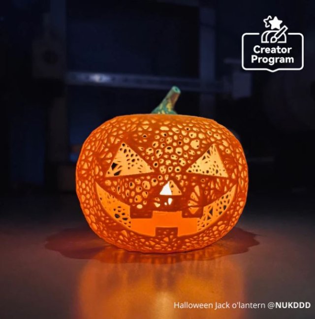 Bambu Lab - Halloween Classic Carved Pumpkin Lantern