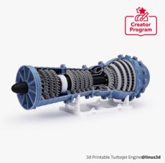 Bambu Lab - 3d Printable Turbojet Engine