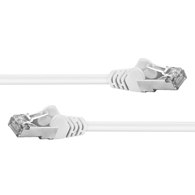 Premiumcord Patch kabel CAT6a S-FTP, RJ45-RJ45, AWG 26/7 3m bílá