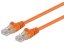 PremiumCord Patch kabel UTP RJ45-RJ45 level 5e 1,5m oranžová