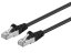 Premiumcord Patch kabel CAT6a S-FTP, RJ45-RJ45, AWG 26/7 2m černá